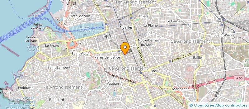 localisation de l'entreprise LA TABLE DE FLO à MARSEILLE