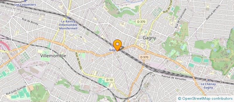 localisation de l'entreprise LA TABLE DE FRANCE  GAGNY