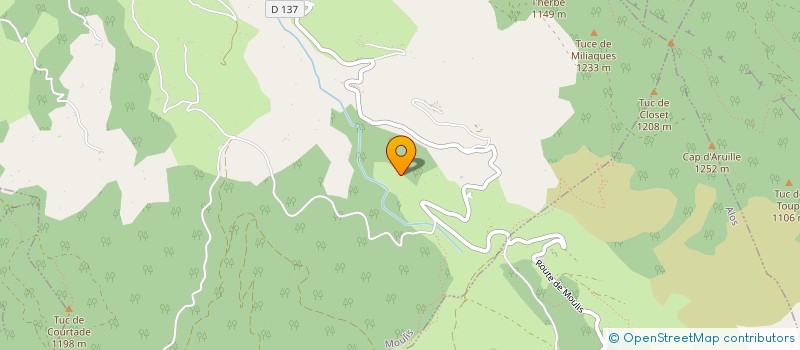 localisation de l'entreprise LA TABLE DE GAYA à MONTJOIE-EN-COUSERANS