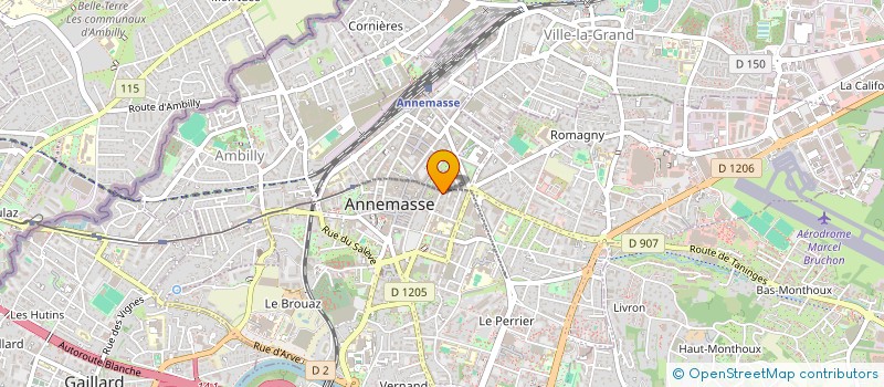 localisation de l'entreprise LA TABLE DE GIUSEPPE à ANNEMASSE