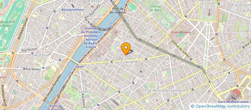 localisation de l'entreprise LA TABLE DE GONTRAN CHERRIER  PARIS