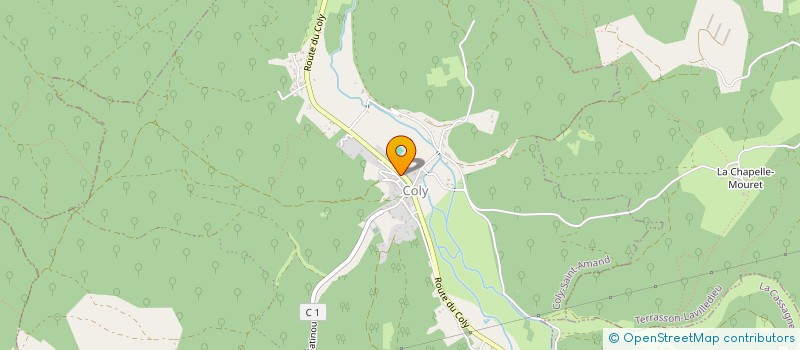 localisation de l'entreprise LA TABLE DE JEAN  COLY-SAINT-AMAND