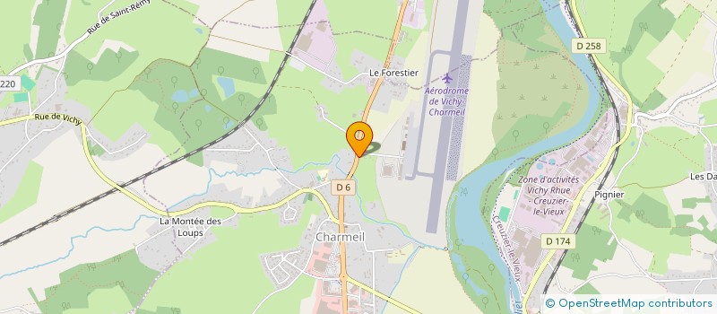 localisation de l'entreprise LA TABLE DE JEAN BAPTISTE  CHARMEIL