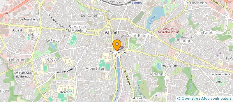 localisation de l'entreprise LA TABLE DE JEANNE à VANNES
