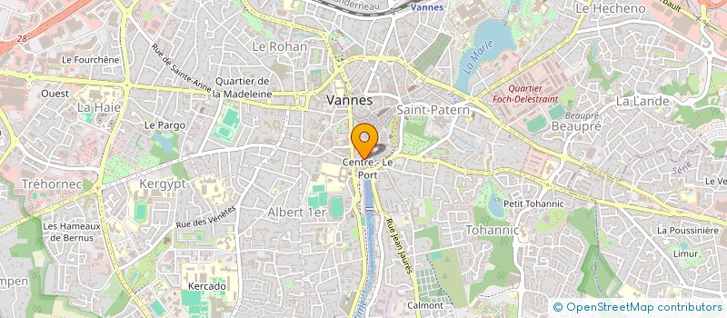 localisation de l'entreprise LA TABLE DE JEANNE à VANNES