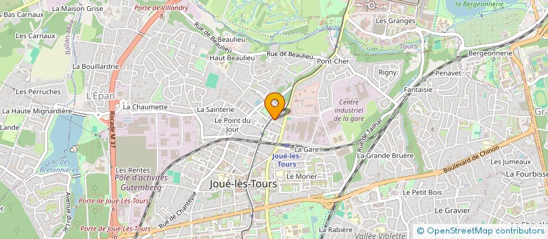 localisation de l'entreprise LA TABLE DE JULES à JOUE-LES-TOURS