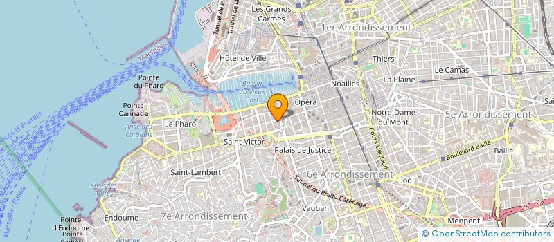 localisation de l'entreprise LA TABLE DE L'ABBAYE à MARSEILLE