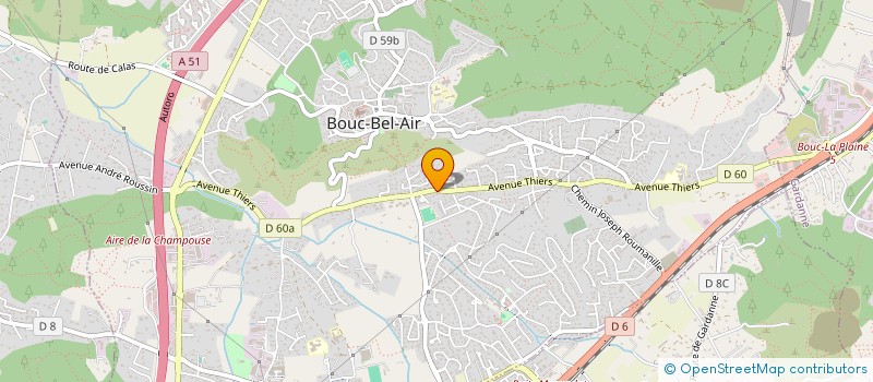localisation de l'entreprise LA TABLE DE L'ANNAPURNA à BOUC-BEL-AIR