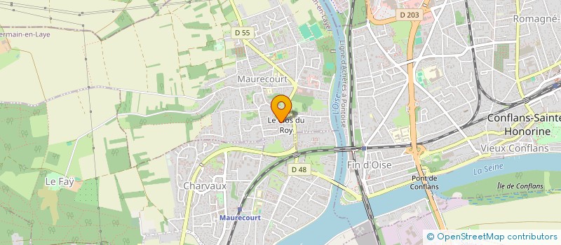 localisation de l'entreprise LA TABLE DE L'ENCHANTEUR  MAURECOURT