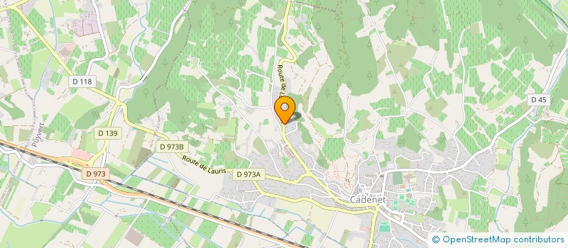 localisation de l'entreprise LA TABLE DE LA REINE  CADENET