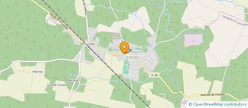 localisation de l'entreprise LA TABLE DE LUCAS  SAINT-MARTIN-D'ONEY