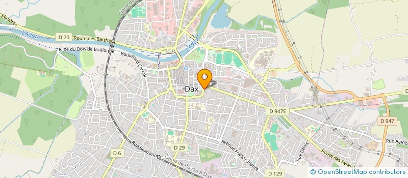 localisation de l'entreprise LA TABLE DE MAMAN  DAX