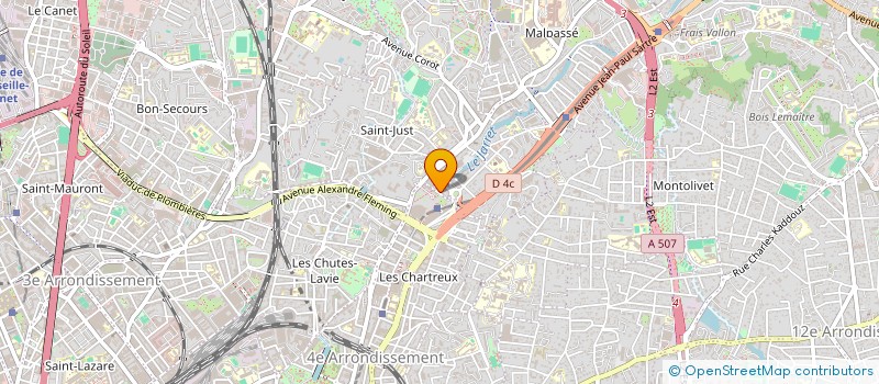 localisation de l'entreprise LA TABLE DE MARIA à MARSEILLE