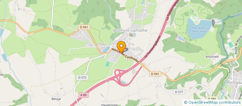 localisation de l'entreprise LA TABLE DE MARIE  BROMONT-LAMOTHE