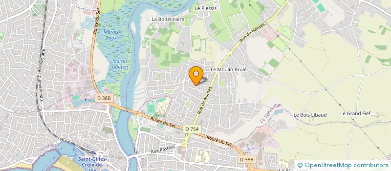 localisation de l'entreprise LA TABLE DE MARIUS à SAINT-GILLES-CROIX-DE-VIE