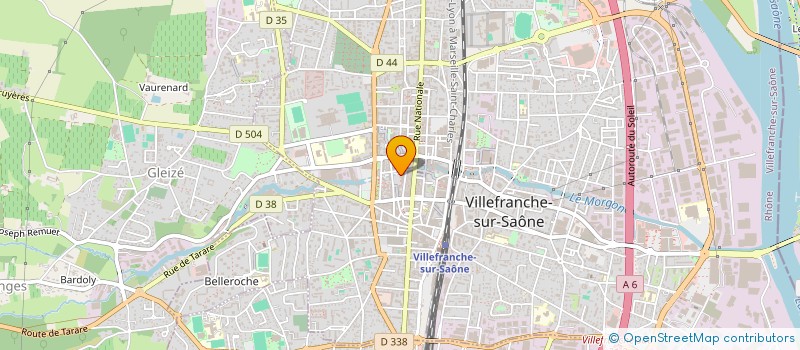 localisation de l'entreprise LA TABLE DE MAXIME à VILLEFRANCHE-SUR-SAONE