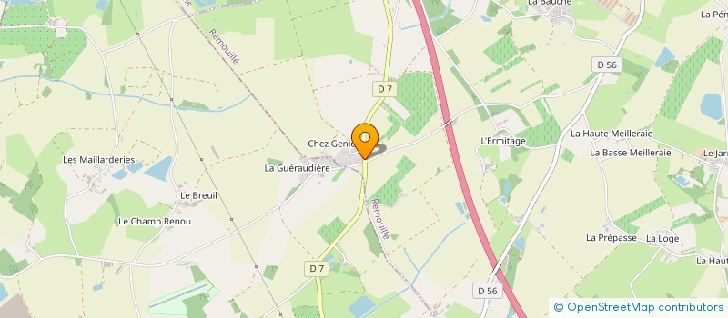 localisation de l'entreprise LA TABLE DE MON COMPAGNON  REMOUILLE