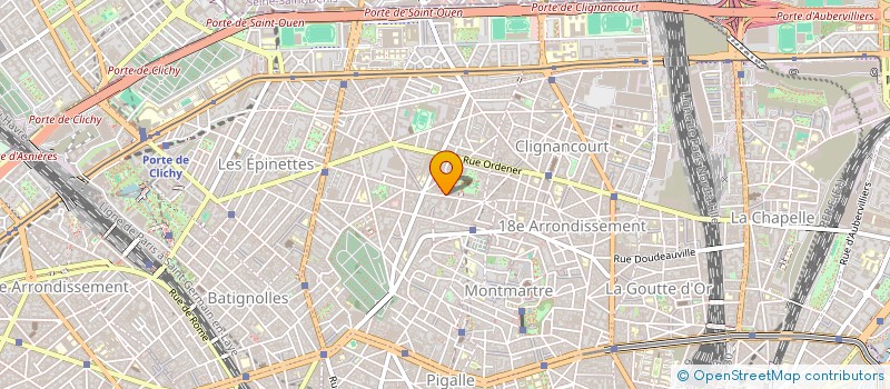 localisation de l'entreprise LA TABLE DE NERON  PARIS