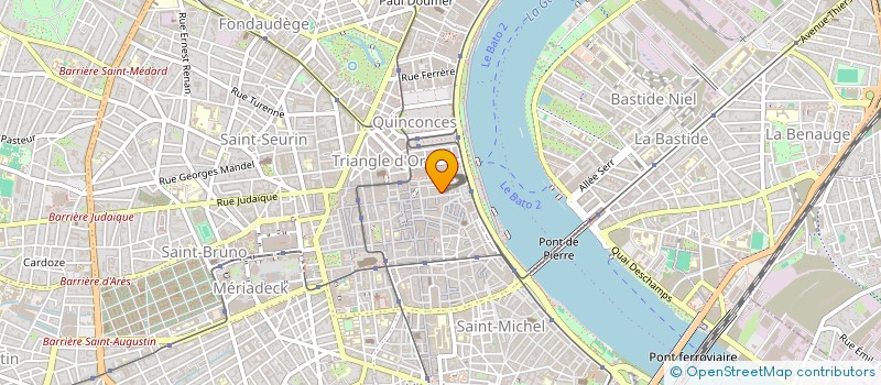 localisation de l'entreprise LA TABLE DE PANDA  BORDEAUX