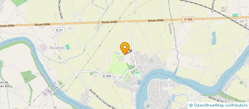 localisation de l'entreprise LA TABLE DE PATRICIA  SAINT-URCISSE