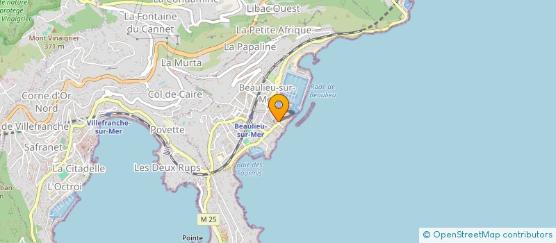 localisation de l'entreprise LA TABLE DE PATRICK à BEAULIEU-SUR-MER