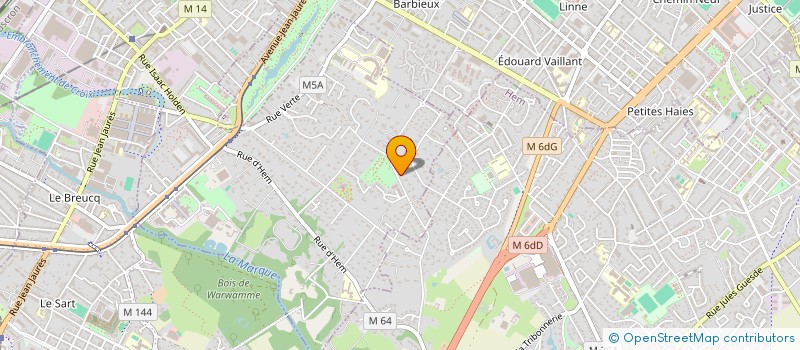 localisation de l'entreprise LA TABLE DE PAUL C.  CROIX