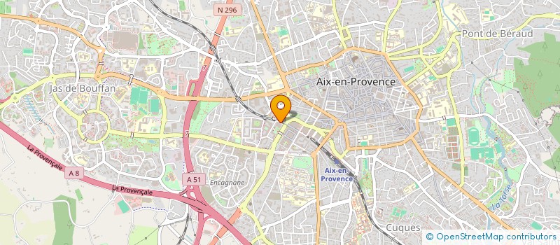 localisation de l'entreprise LA TABLE DE PIERRE REBOUL  AIX-EN-PROVENCE