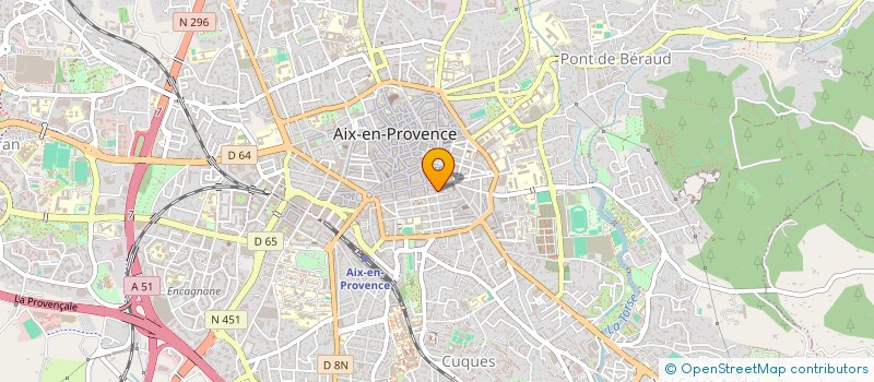 localisation de l'entreprise LA TABLE DE PROVENCE à AIX-EN-PROVENCE