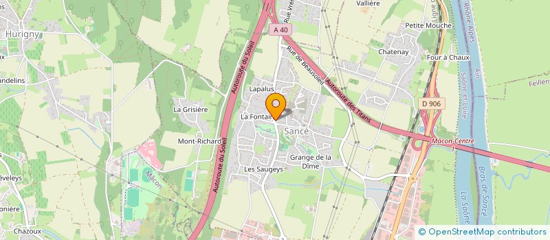 localisation de l'entreprise LA TABLE DE SANCE à SANCE