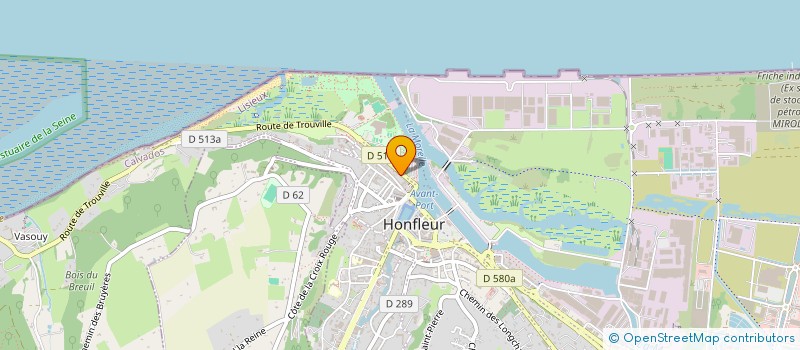 localisation de l'entreprise LA TABLE DE TIGREVILLE à HONFLEUR