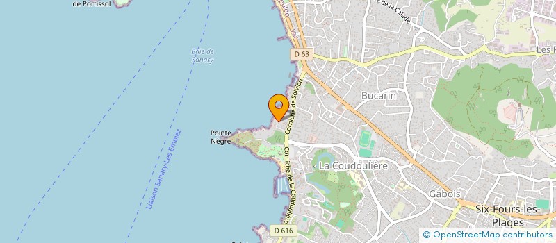 localisation de l'entreprise LA TABLE DE VICTOR à SIX-FOURS-LES-PLAGES