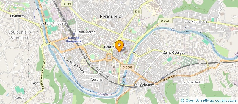 localisation de l'entreprise LA TABLE DE ZAZIE à PERIGUEUX