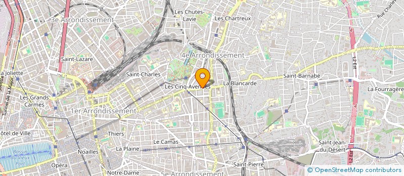 localisation de l'entreprise 'LA TABLE DES 2 SAVEURS' à MARSEILLE