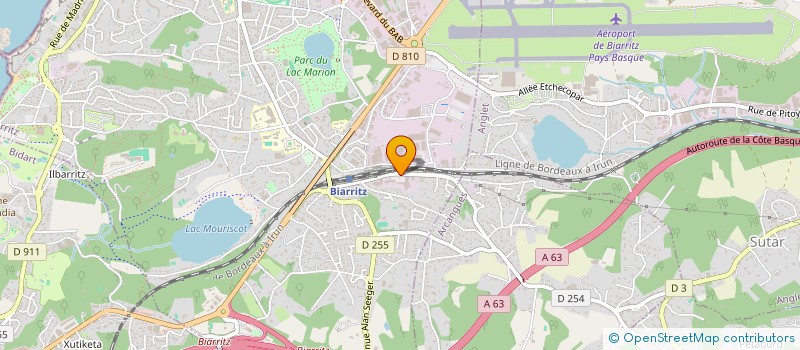 localisation de l'entreprise LA TABLE DES DOCKS  BIARRITZ