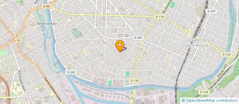 localisation de l'entreprise LA TABLE DES GOURMETS  SAINT-MAUR-DES-FOSSES