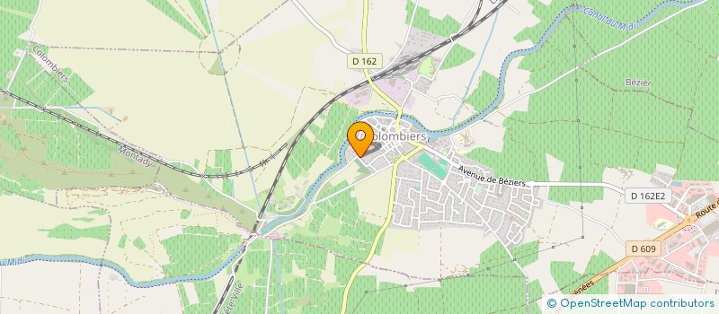 localisation de l'entreprise LA TABLE DES HEROS à COLOMBIERS