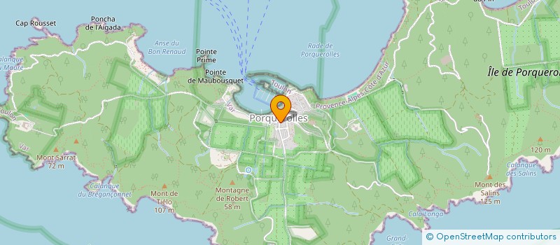 localisation de l'entreprise LA TABLE DES ILES à HYERES