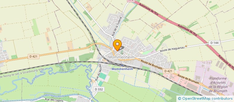 localisation de l'entreprise LA TABLE DES INITIES  MOMMENHEIM