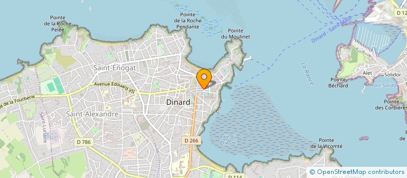localisation de l'entreprise LA TABLE DES PLAISIRS  DINARD