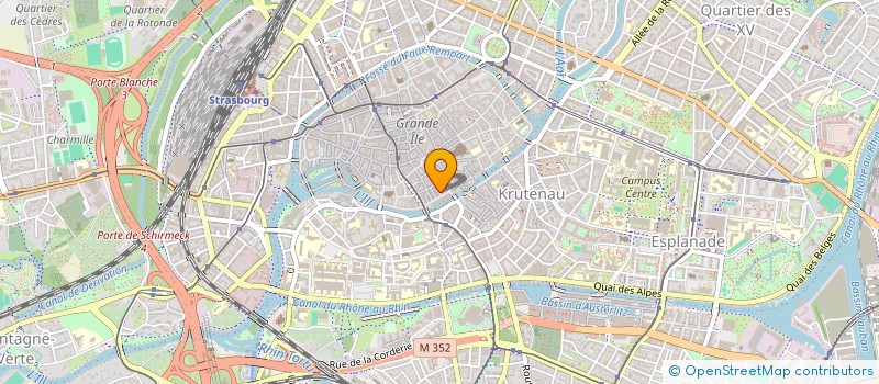 localisation de l'entreprise LA TABLE DES TONNELIERS à STRASBOURG