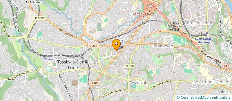 localisation de l'entreprise LA TABLE DES TUILERIES  TASSIN-LA-DEMI-LUNE