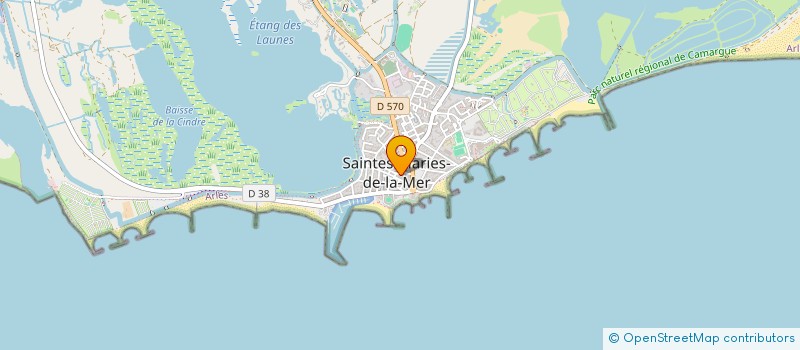 localisation de l'entreprise LA TABLE DU GARDIAN à SAINTES-MARIES-DE-LA-MER