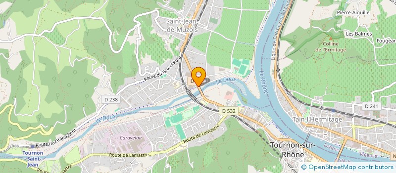 localisation de l'entreprise LA TABLE DU GASTRONOME à SAINT-JEAN-DE-MUZOLS