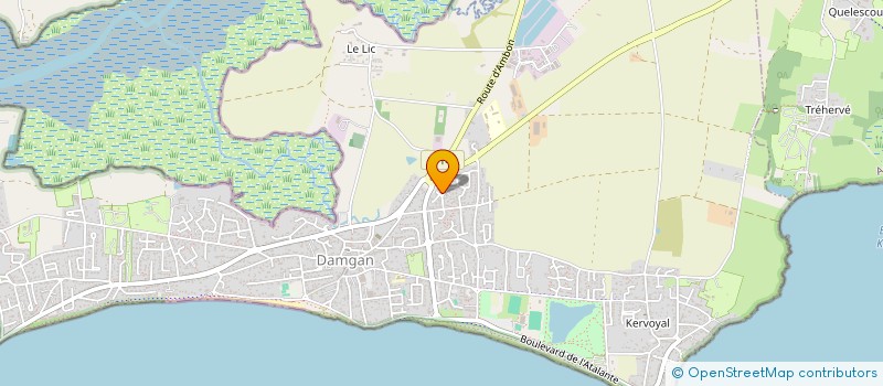 localisation de l'entreprise LA TABLE DU KRAKEN  DAMGAN