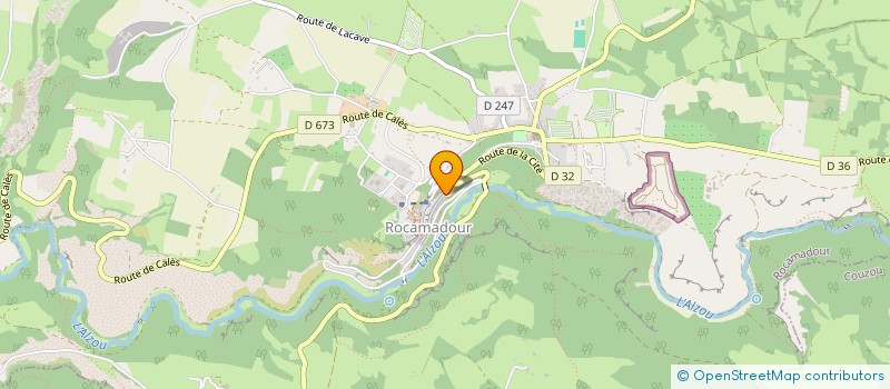 localisation de l'entreprise LA TABLE DU QUERCYGNAC  ROCAMADOUR