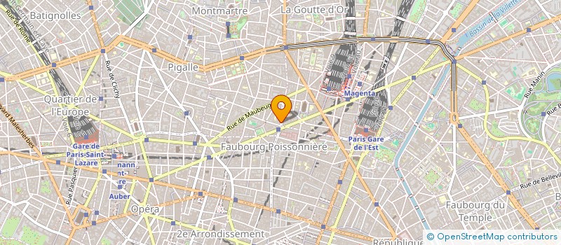 localisation de l'entreprise LA TABLE DU ROI  PARIS