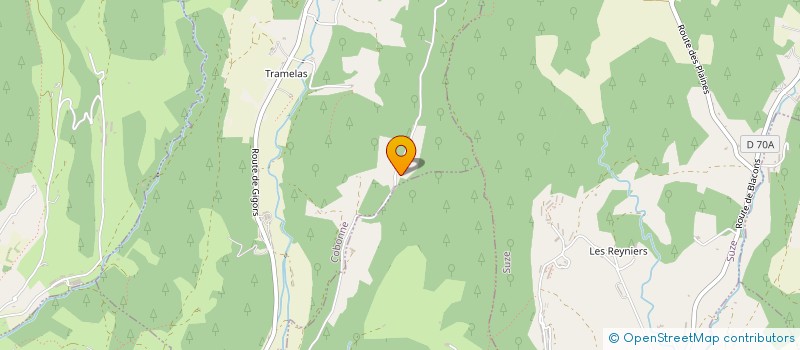 localisation de l'entreprise LA TABLE DU SERRE  COBONNE