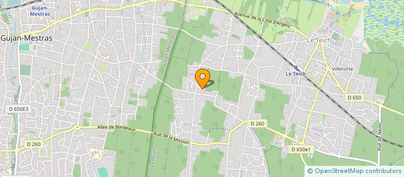 localisation de l'entreprise LA TABLE DU TILH  LE TEICH