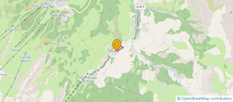 localisation de l'entreprise LA TABLE DU YETI à DEVOLUY