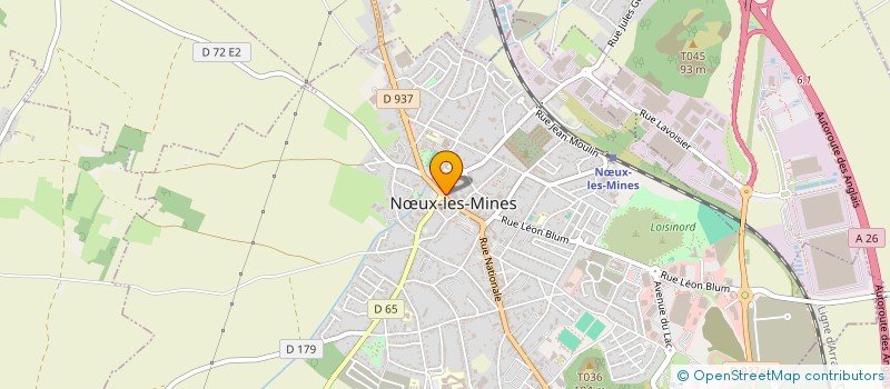 localisation de l'entreprise LA TABLE EN SCENE  NUX-LES-MINES